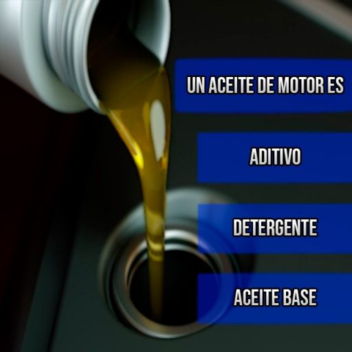 un aceite de motor es aditivos, detergentes y aceite base